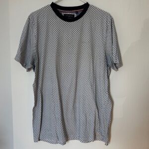 🎉4/30$🎉 Men's Black and White Patterned Short Sleeve Tee